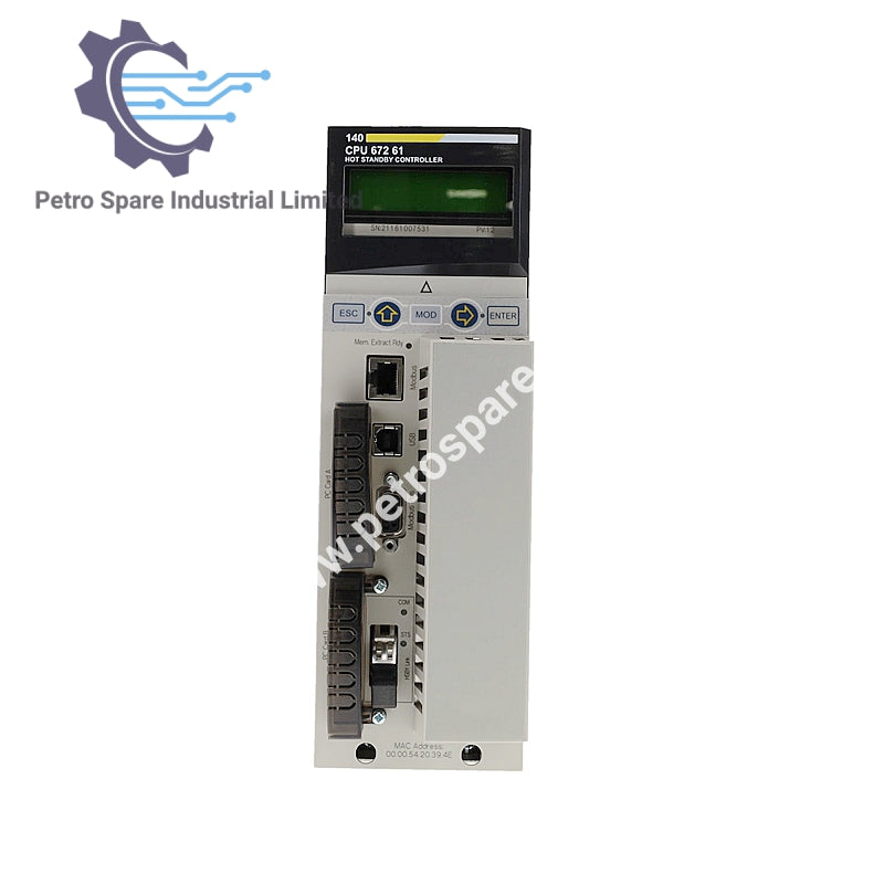 Schneider Unity процессор горячего резервирования с одним режимом Ethernet 140CPU67261