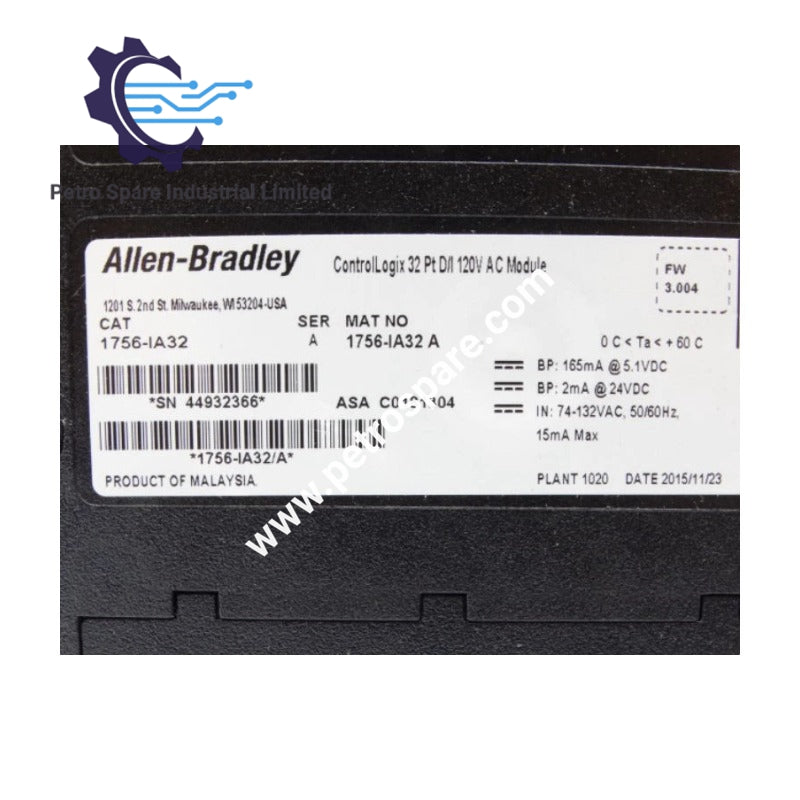 Digitale Invoermodule | Allen Bradley ControlLogix 1756-IA32
