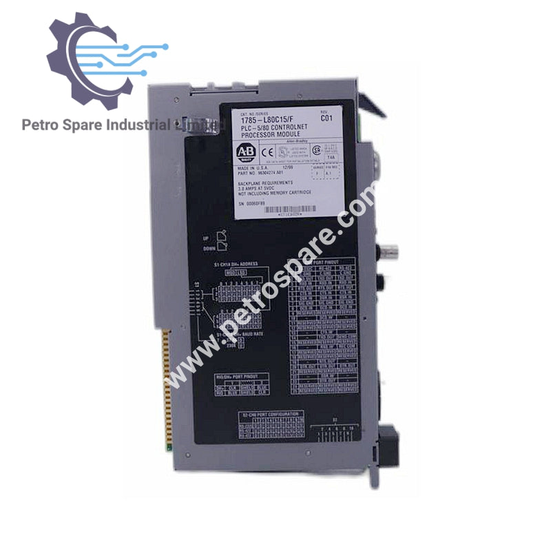 Allen-Bradley 1785-L80C15 ControlNet PLC-5 programabilni kontroler