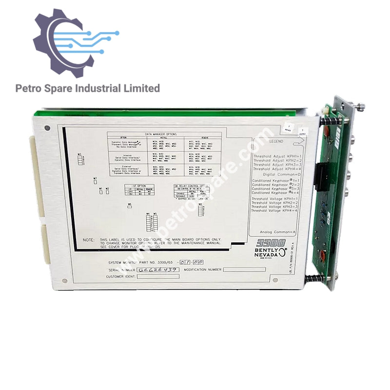 3300/03-01-00 Bently Nevada | Monitor de Sistema 3300/03