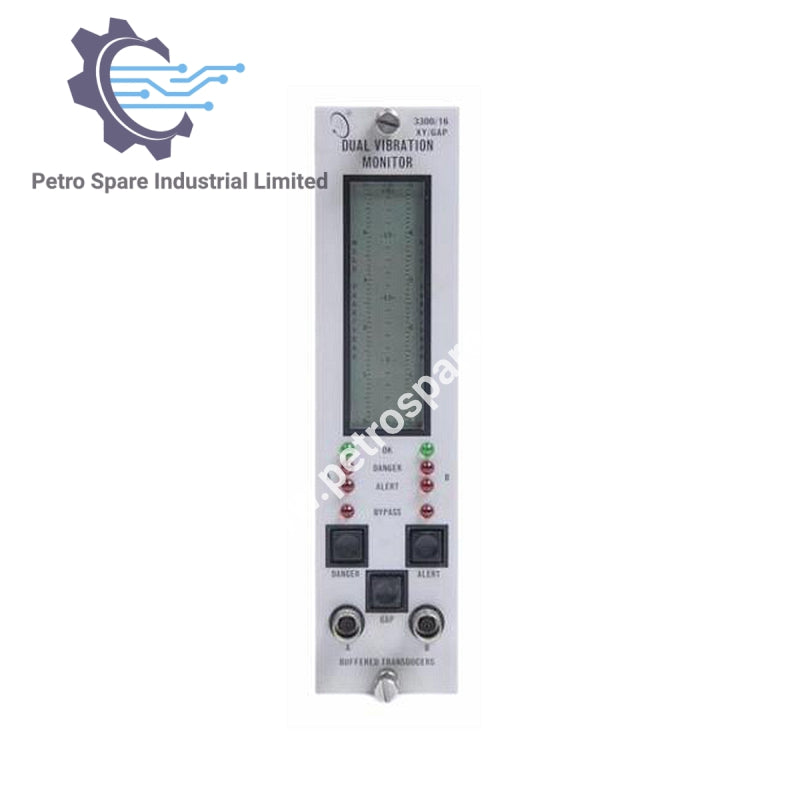 Monitor de Vibração Duplo Bently Nevada 3300/16-12-01-01-00-00-00