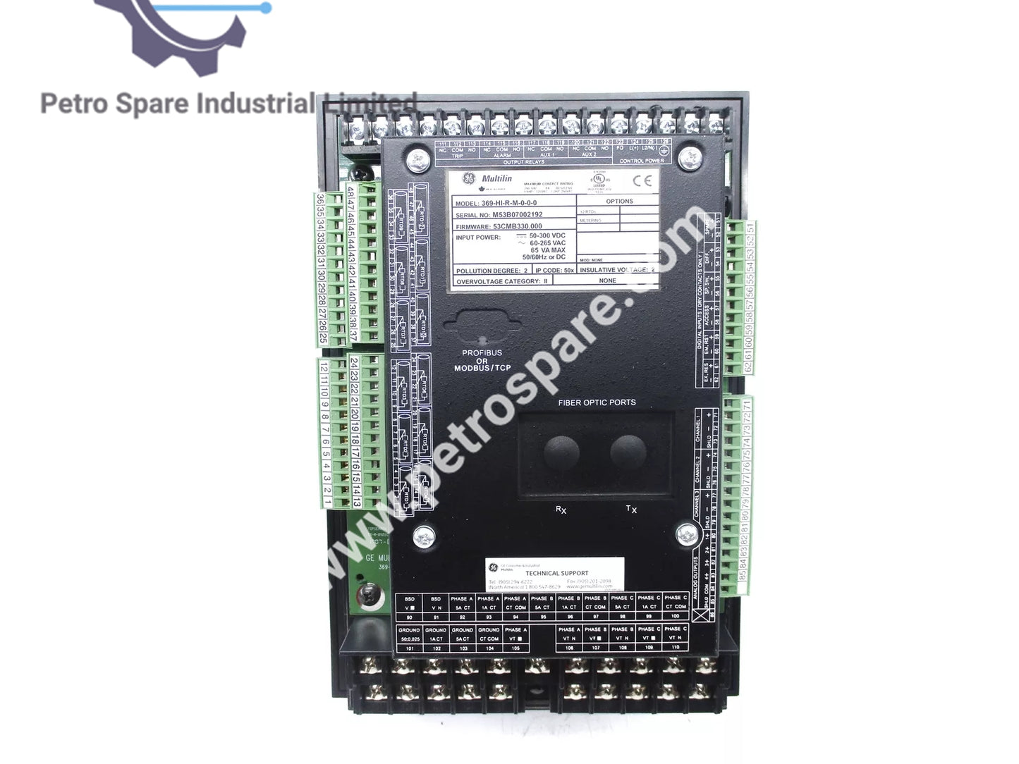 Relé de Gerenciamento de Motor Multilin GE 369-HI-R-M-0-0