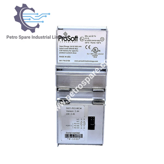 5601-RIO-MCM ProSoft - Remote I/O to Modbus Master/Slave Gateway Rockwell