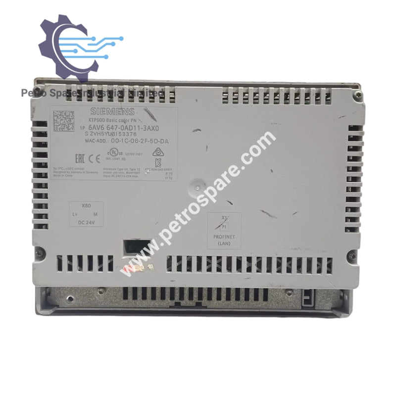 SIMATIC HMI Siemens Basic HMI Bedienfeld 6AV6647-0AD11-3AX0