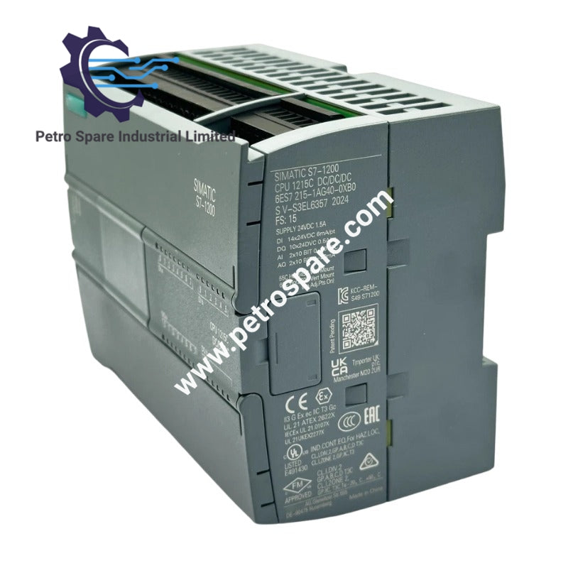 Siemens SIMATIC S7-1200 CPU 1215C 6ES7215-1AG40-0XB0