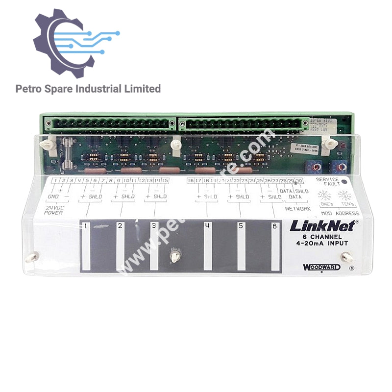 Woodward 9905-968 Linknet 6 Channel Analog Input Module