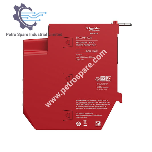 BMXCPS4002S | Modul Bekalan Kuasa Redundan Schneider Modicon X80