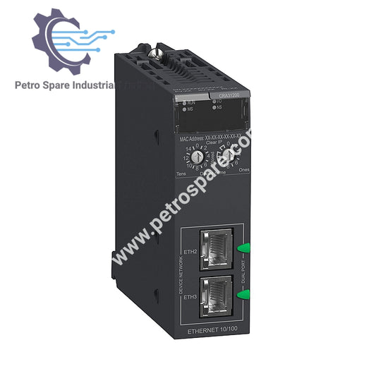 Schneider BMXCRA31200 Remote IO Drop E/IP Adapter, Modicon X80