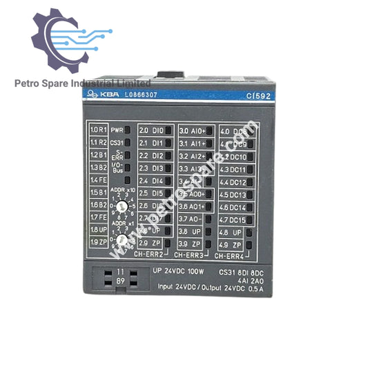 ABB CI592-CS31 1SAP221200R3001 S500 Bus Module 8DI/8DC/4AI/2AO