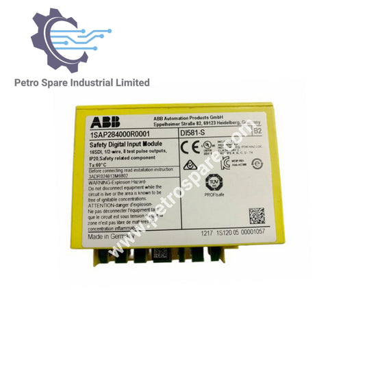 DI581-S | ABB | Digital Input Module Product ID: 1SAP284000R0001