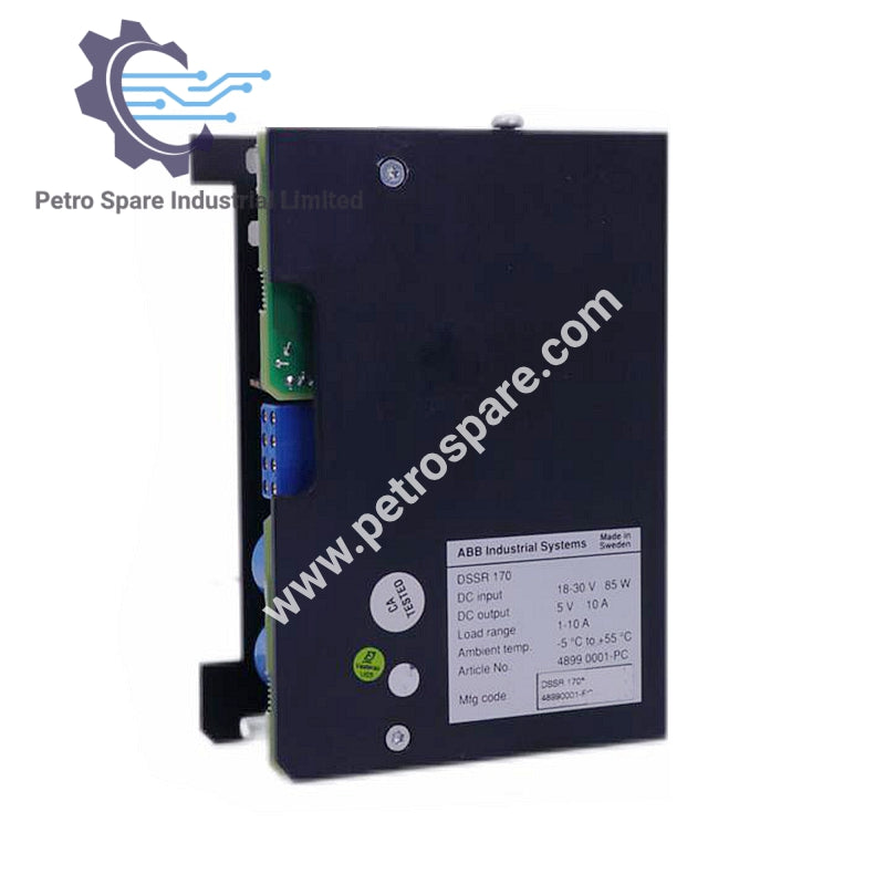 48990001-PC - واحد تغذیه ABB DSSR 170 برای ورودی DC DSSR170