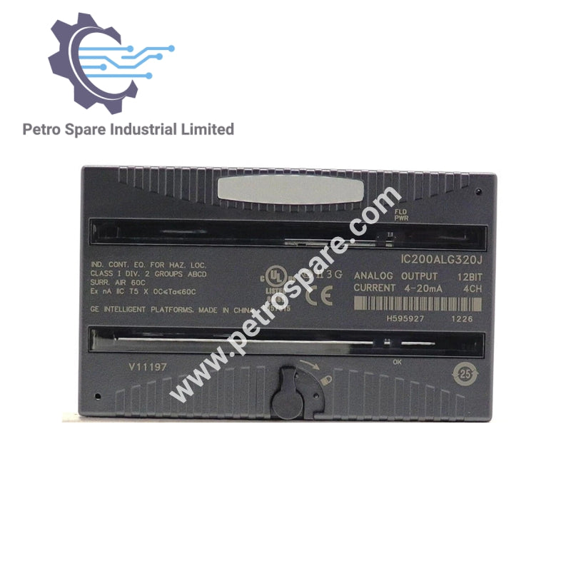 IC200ALG320J | GE Fanuc - Module de sortie analogique 4 canaux