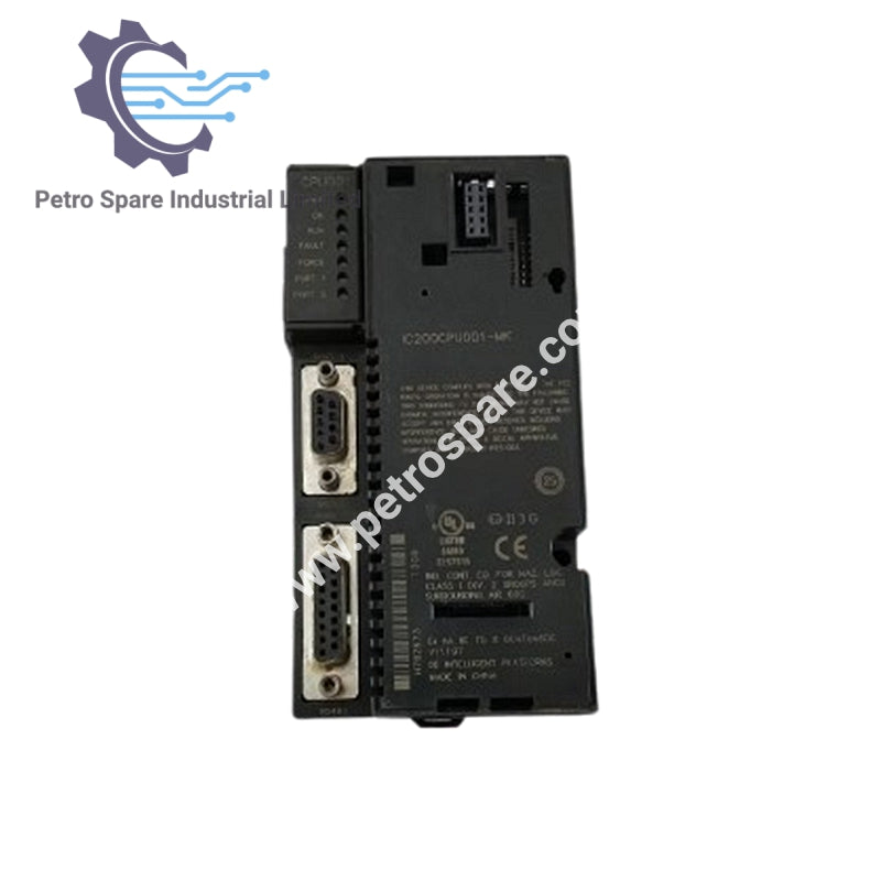 Versamax IC200CPU001-MK GE Fanuc Central Processing Unit