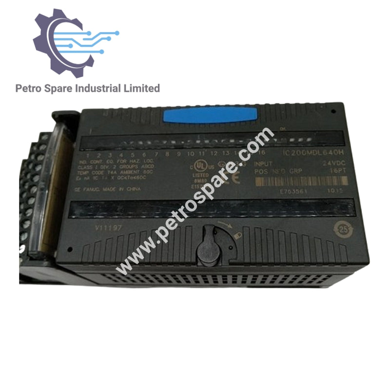 IC200MDL640H Modul Input Logika Positif Negatif GE Fanuc