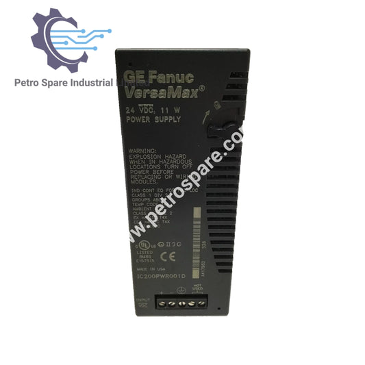 GE Fanuc IC200PWR001 Bekalan Kuasa DC