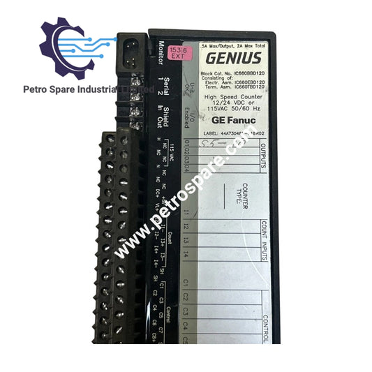 IC660BBD120 | Contador de alta velocidad GE Fanuc Genius I-O