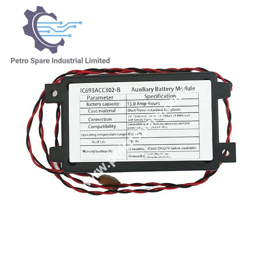 IC693ACC302B Pek Bateri Tambahan Siri GE Fanuc 90-30