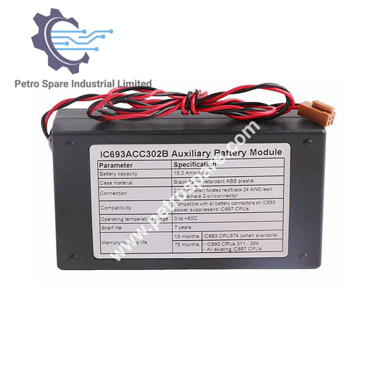 GE Fanuc - IC693ACC302 - Modul Bateri Tambahan