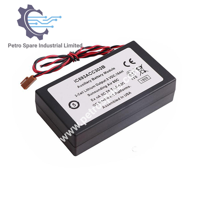 GE Fanuc - IC693ACC302 - Auxiliary Battery Module