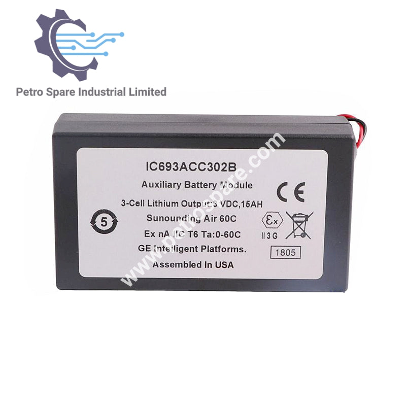 GE Fanuc - IC693ACC302 - Auxiliary Battery Module
