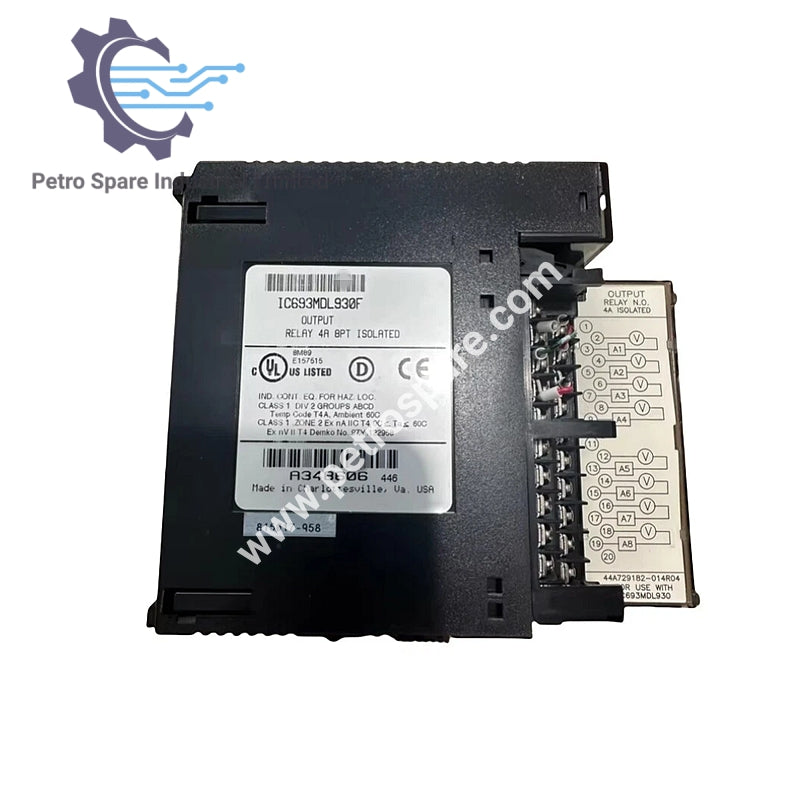 IC693MDL930F | GE Fanuc | Módulo de Saída de Relé Isolado
