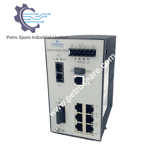 Emerson KJ1611X1-BE1 | 8-Port Network Switch Module