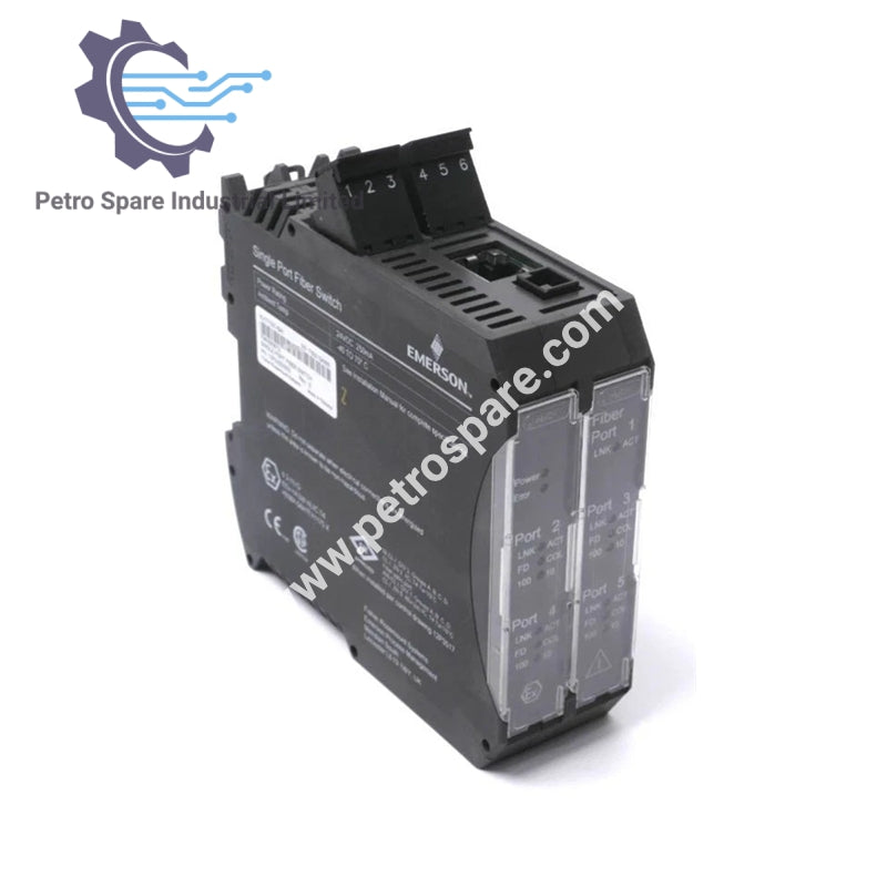Emerson KJ1710X1-BA1 - Switch de fibra de un solo puerto