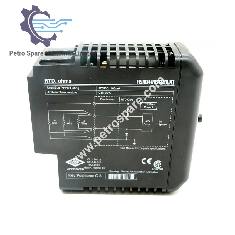 Emerson | KJ3002X1-BF1 | Placa RTD Fisher Rosemount