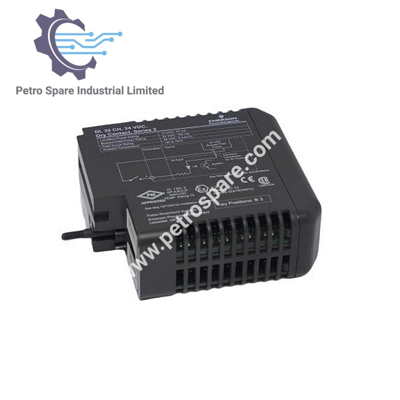 KJ3203X1-BA1 | Emerson | DI 32-Channel 24 VDC Dry Contact Card