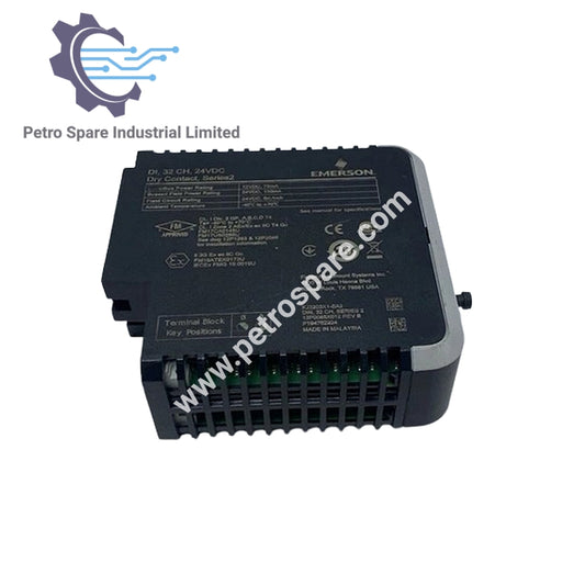 کارت تماس خشک ۳۲ کاناله ۲۴ ولت مستقیم دیسی امرسون مدل KJ3203X1-BA2