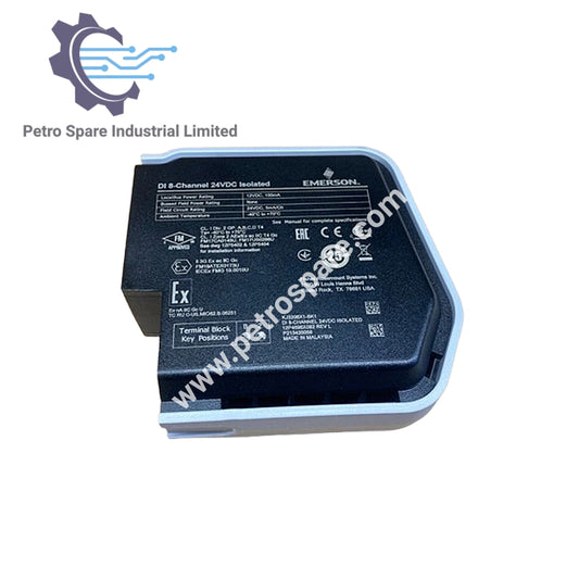 Emerson KJ3206X1-BK1 S-Series DI 8-Channel 24 VDC Isolated Card