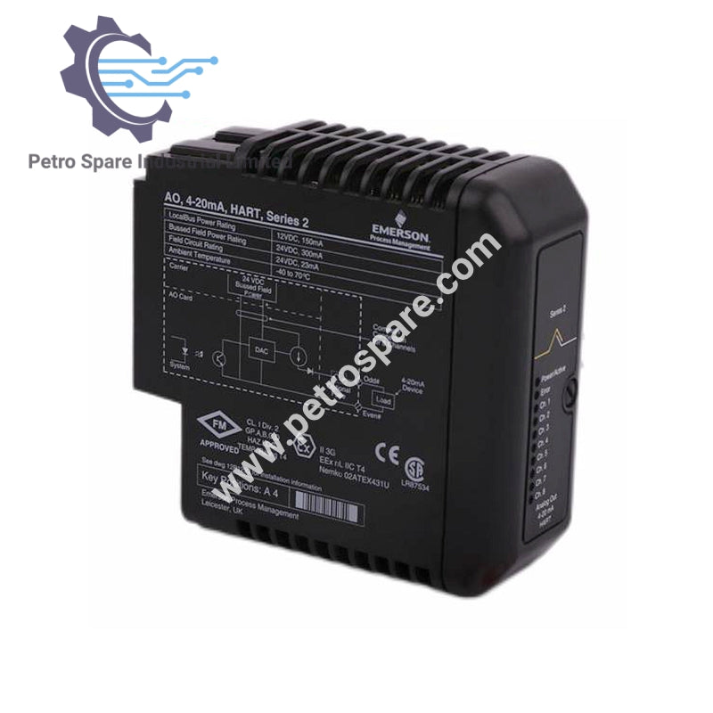 DeltaV KJ3221X1-BA1 | Emerson AO 4-20 mA HART 8 canais