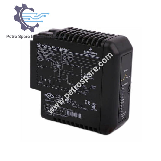 DeltaV KJ3221X1-BA1 | Emerson AO 4-20 mA HART 8-Saluran