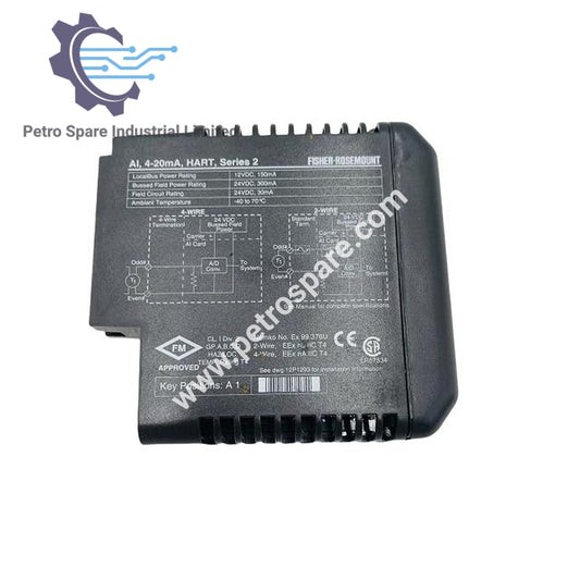 Emerson 8-Saluran KJ3222X1-BA1 | Modul Input Analog