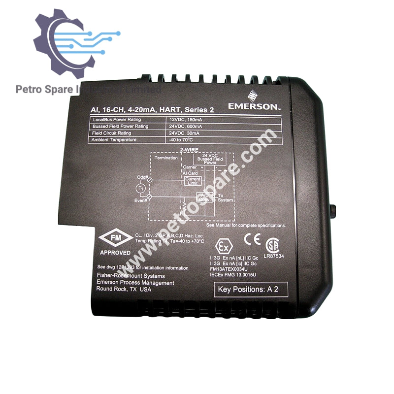 Emerson KJ3223X1-BA1 - AI 16 CH 4-20mA Kartu Seri HART 2