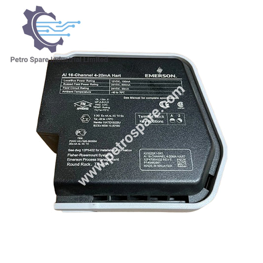 DeltaV KJ3223X1-BK1 Emerson Analog Input 16-Channel