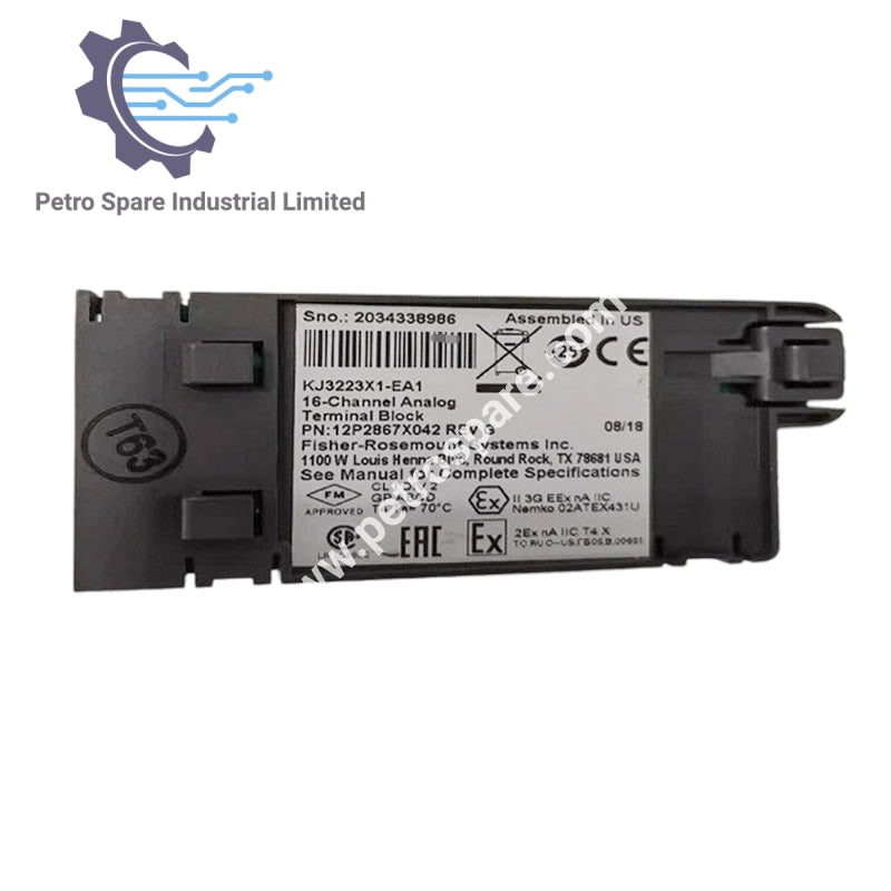 Emerson KJ3223X1-EA1 16-CH AI terminal blok