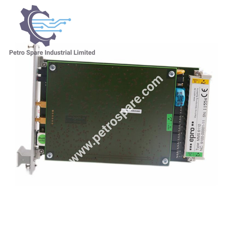 MMS 6110 - Epro | Monitor de Vibración de Eje de Doble Canal MMS6110