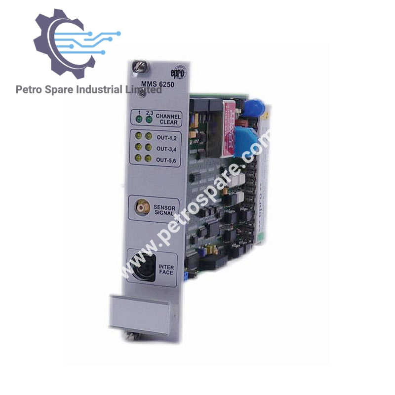 Epro MMS 6250 Emerson Sistema de Monitoreo de Máquinas MMS6250