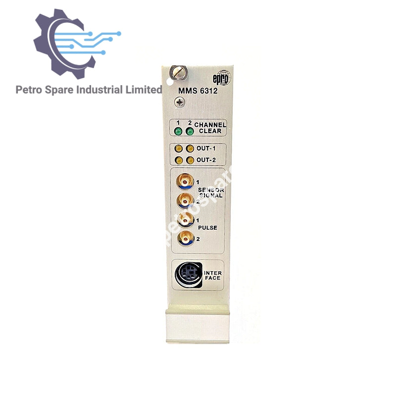 Epro MMS 6312 Monitor de Velocidade Rotacional de Canal Duplo MMS6312