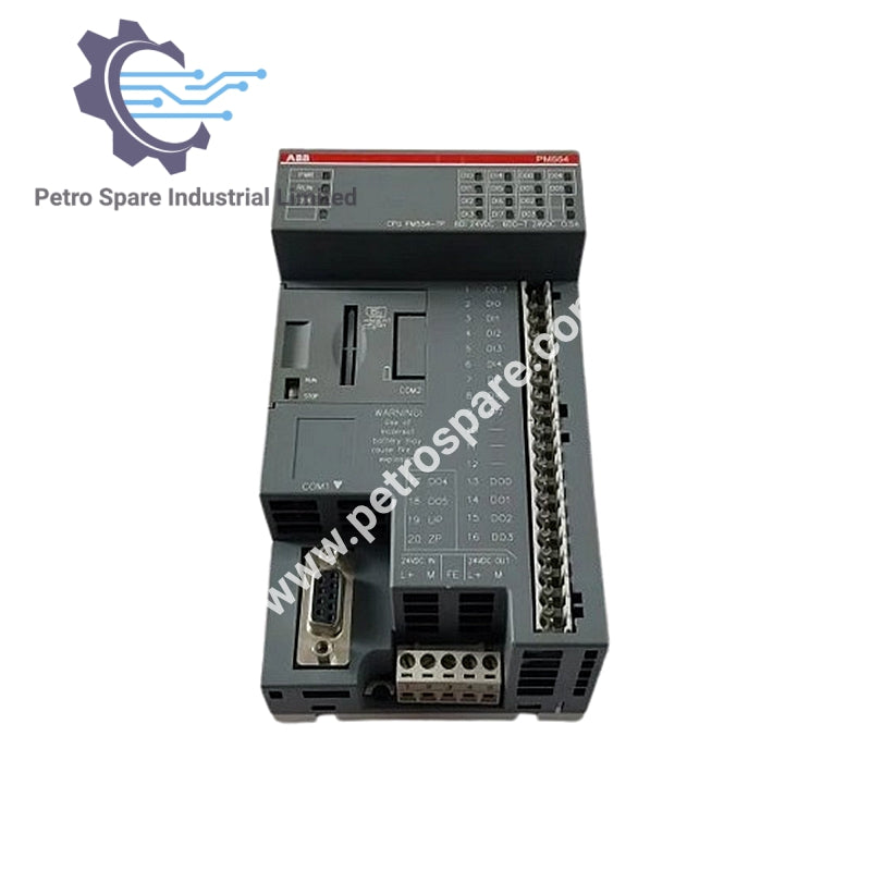 PM554-TP ABB AC500 Controlador Lógico Programável 128kB,8DI/6DO-T,24VDC