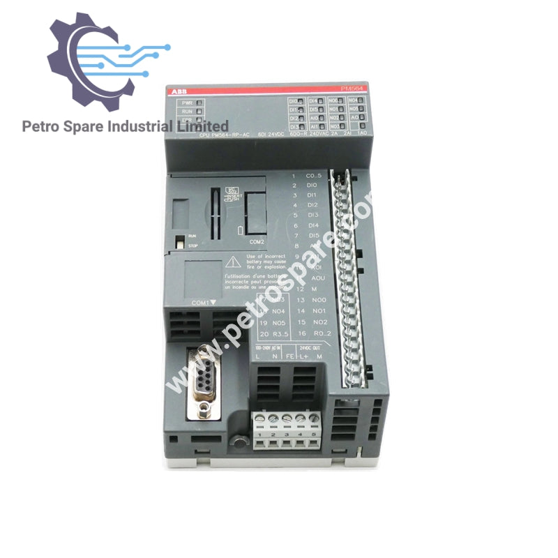 115-230VAC PM564-RP-AC ABB Prog.Logic Controller