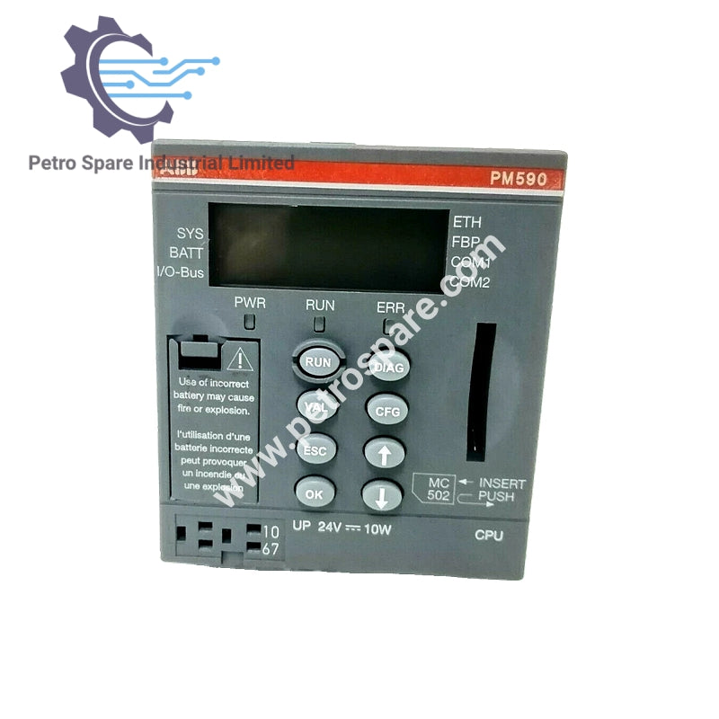 PM590-ETH 1SAP150000R0271 | ABB Processor Module,Memory 2MB