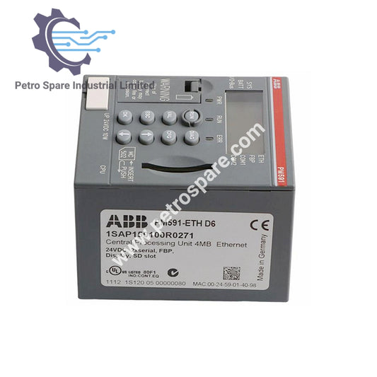 AC500 PM591-ETH 1SAP150100R0271 Modul Pemproses ABB