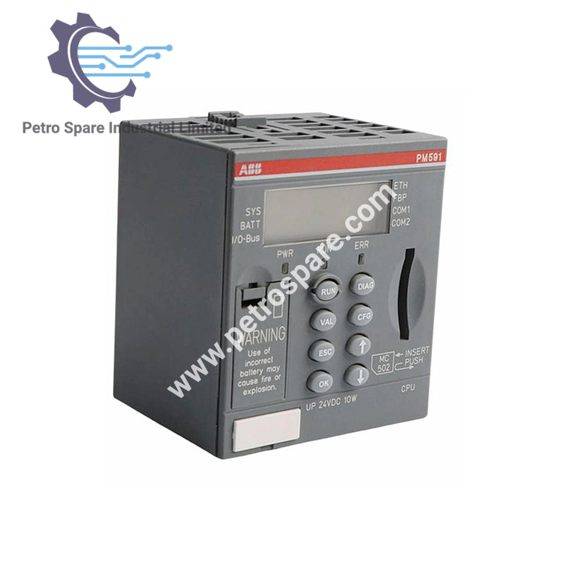 AC500 PM591-ETH 1SAP150100R0271 Modul Pemproses ABB