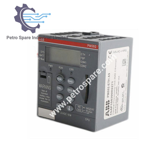 PM592-ETH Processor Module ABB 1SAP150200R0271 - Interfaces: Ethernet