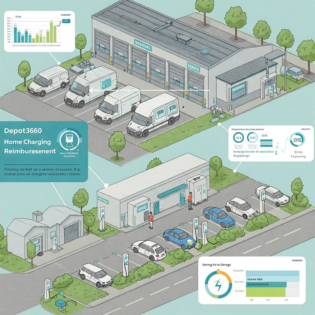 Siemens' Smart Solution Enables Distributed EV Charging for Fleets and Simplifies Home Reimbursement