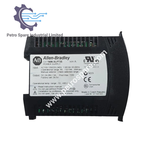 1606-XLP72E Rockwell Allen-Bradley XLP Power Supply 72W 24VDC 3A