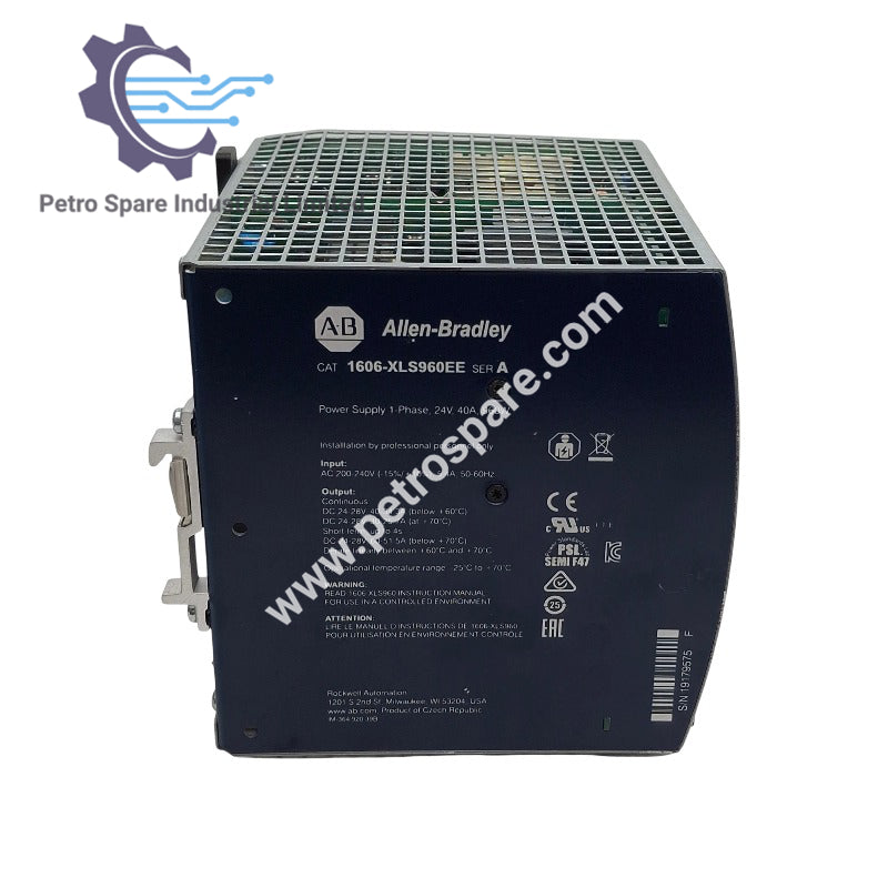 1606-XLS960EE - منبع تغذیه 960 وات 24 ولت DC 40 آمپر | آلن-برادلی