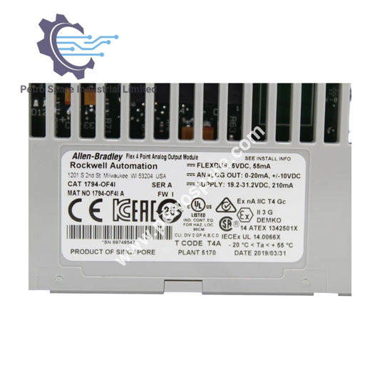 1794-OF4IXT | Allen Bradley Flex XT I/O Isolated Output Analog Module